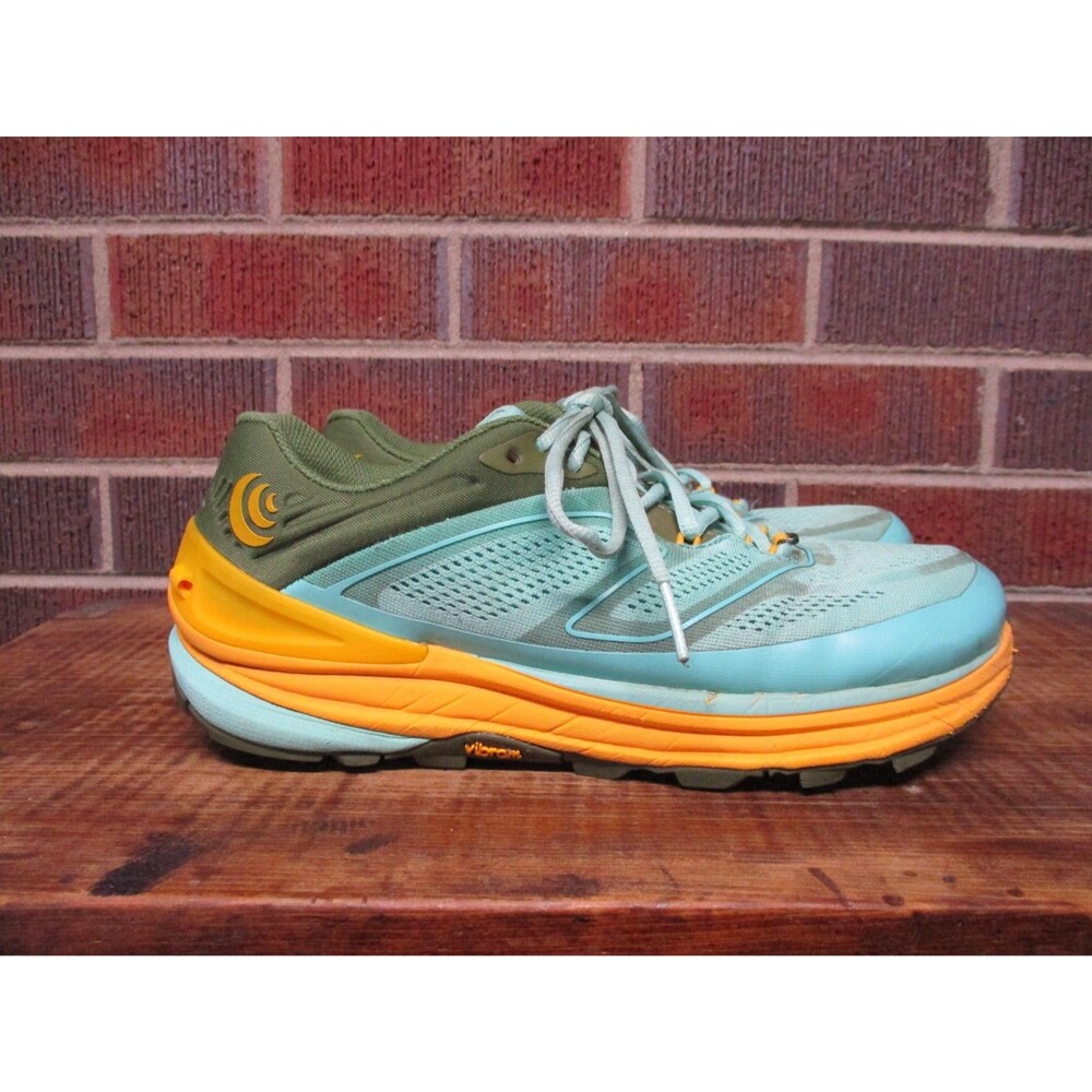 Topo Athletic Womens Ultraventure 2 Green 5MM Drop Running Sneakers Shoes 7.5